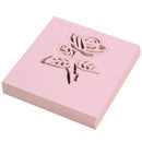 60x Rose Paper Wedding Table Numbers Place Card Escort Name Cards for Weddi