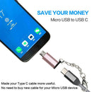 Micro-USB Adapter Type C to Micro-USB Male OTG USB A Converter For Android