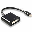 1PC black mini displayport DP male to DVI female video adapter cable N od JC&j