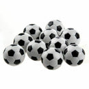 6PCS Small Football Style Table Ball Foosball Hard Plastic Table Ball Count M9A6