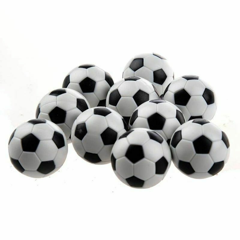 6PCS Small Football Style Table Ball Foosball Hard Plastic Table Ball Count M9A6