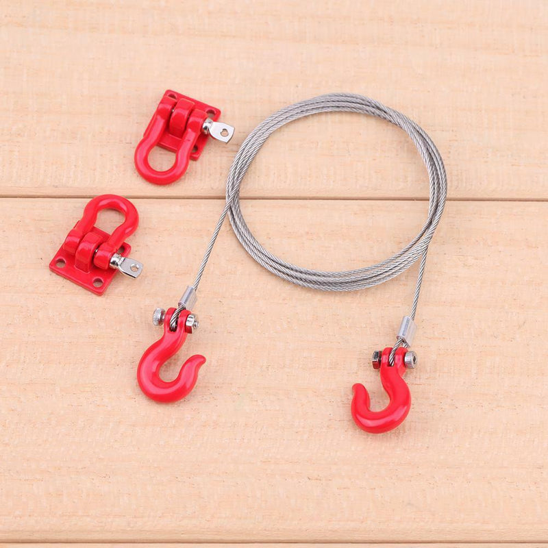 3pcs Metal Universal Tow Rope Chain RC Car Crawler Accessories for Traxxas A