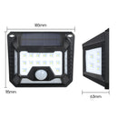 32 LED Solar Powered Wall Light Outdoor Motion Sensor Waterproof Garden Light