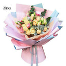 20 Sheets Paper Packaging Flowers Gift Wrapping Paper Matte Flowers Bouquet
