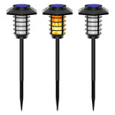 LED Solar Buried Light Waterproof Torch Spotlight Landscape Lighting (A) A