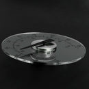 Circular Transparent Outdoor Window Thermometer Temperature Weather Station K4R1
