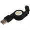 Universal Retractable USB Data Cable with Micro-USB Plug (For Palm, BlackBe P8M9