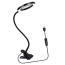 Third Helping Hand Soldering Tool 3X Magnifying Glass USB LED Lamp Desk Clamp