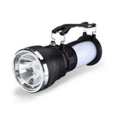Solar Power Rechargeable Battery Camping Tent Light Lantern LED Flashlight