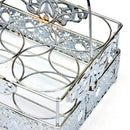 Daily Home Kitchen Storage Dedicated Iron Square Double Plate E2Y4