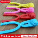 Thicken Meteor Hammer Snowball Clip for Snowball Fights Tool Color Random