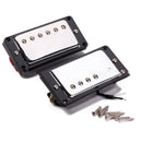 Chrome Humbucker Bridge Neck Pickups Set for Gibson Les Paul Electric Guitar