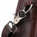 Men Leather Messenger Briefcase Laptop Shoulder Crossbody Bag Business Hand