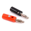 4PCS 55MM Alligator clip + 4mm BANANA PLUG test probe Plug Cable Clips M&