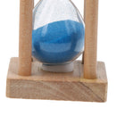 5 Minutes Wood Sand Glass Hourglass Timer Clock Home Office Decor Gift