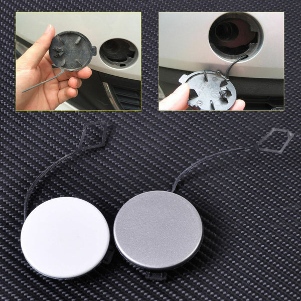 Front Bumper Tow Eye Hook Cover Cap fit for VW Jetta MK6 2011-14 5C6807241 #45mm
