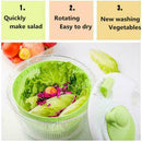 Food Dehydrators Vegetable Dehydrator Spin Dryer Basin Kitchen Manual Y9L6