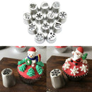 12Pcs Icing Piping Nozzles Pastry Tips Cake Sugarcraft Decorating Tool