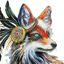 1pc fox Iron on Stickers Washable Heat Transfer Patches For T-shirt AppliqueBX