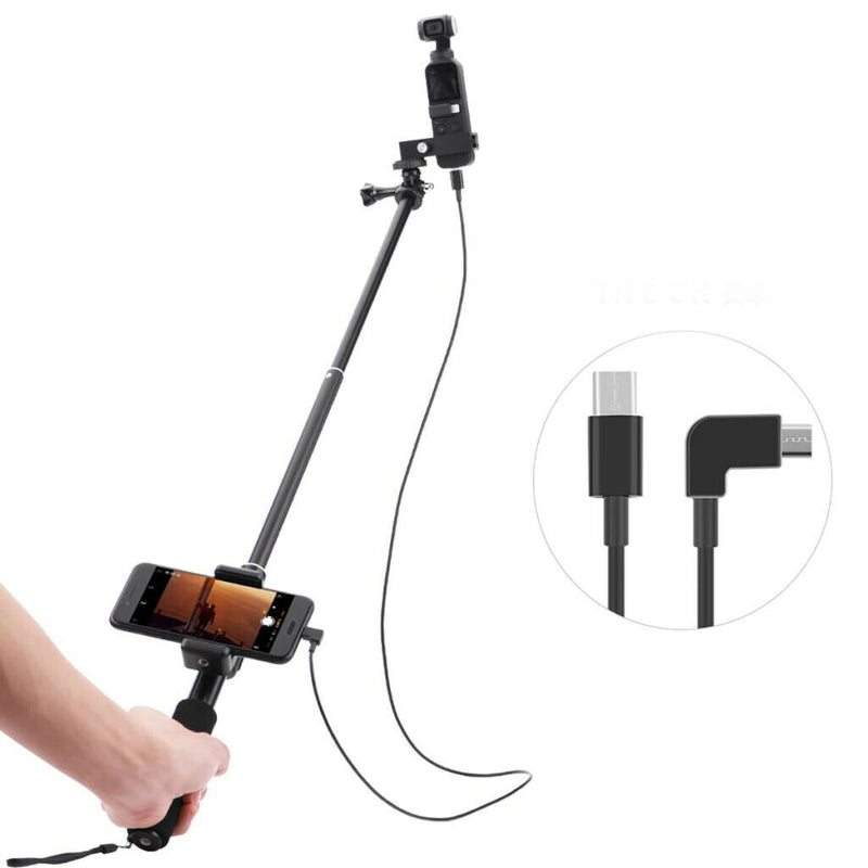 Extension Pole Selfie Stick For DJI OSMO Pocket Handheld Gimbal Stabilizer