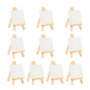 10pcs Wooden Display Easel Art Supply Tabletop Name Card Display Easel