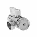 3-way Brass Diverter Valve Faucet Connector Adapter Three Head Function Switch