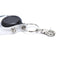 60cm Retractable Keyring Metal Wire Keychain Clip Pull Anti Lost ID Card Hol Kw