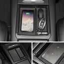 Wireless Phone Charger Center Console Organizer Fast Charging Armrest Box S
