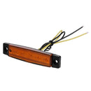Amber Waterproof 6SMD LED Car Bus Truck Trailer Side Indicator Marker Lamp Light