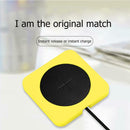 Qi Wireless Round USB Charger Adapter Phone Fast Quick Charging Pad Device