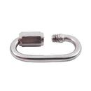 Stainless Steel Screw Gate Rock Lock Climbing Gear Carabiner 4MM S2Z4