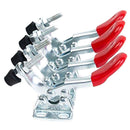 4pcs Red Toggle Clamp GH-201A 201-A Quick Release Tool Horizontal Clamp Hand LJ