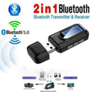 USB Bluetooth 5.0 Audio Transmitter Receiver AUX RCA Stereo Wireless X5Z5 R R8L6