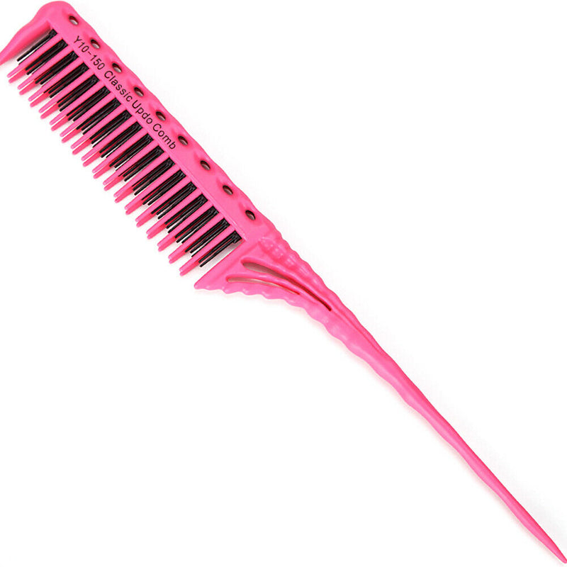 Anti-static Hairdressing Comb Hair Trimmer Comb for Hair Styling (Rose)