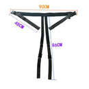 Black Adjustable Straps Wheelchair Seat Safety Harness Elderly Fixed Belt