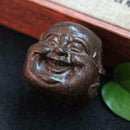 Wooden Hand Carved Buddha Head Art Statue DIY Home Wooden ornaments Decor V0L0