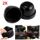 2x Car Headlight Bulb Dust Cover Rubber Waterproof Cap For LED Lamp 115mm