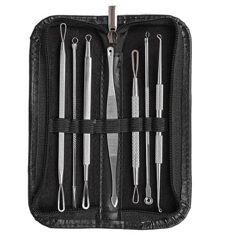 7X Non Slip Stainless Steel Pimple Popper Acne Blackhead Removal Needle Tools 3C