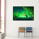 1000pcs DIY Paper Jigsaw Girl in the Woods Puzzle Educational Picture Toys