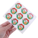 90pcs Merry Christmas Sealing Stickers DIY Gifts Labels Candy Packaging TagsJC3C