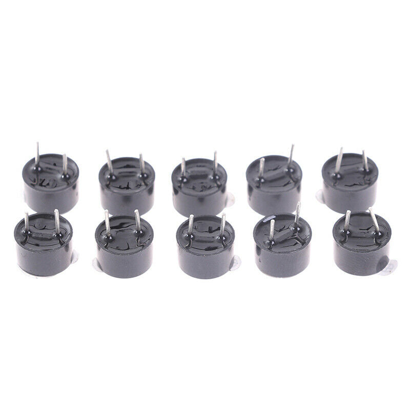 10pcs mini integrated active buzzer TMB09A black label 12V DC long sound 9*5..SE