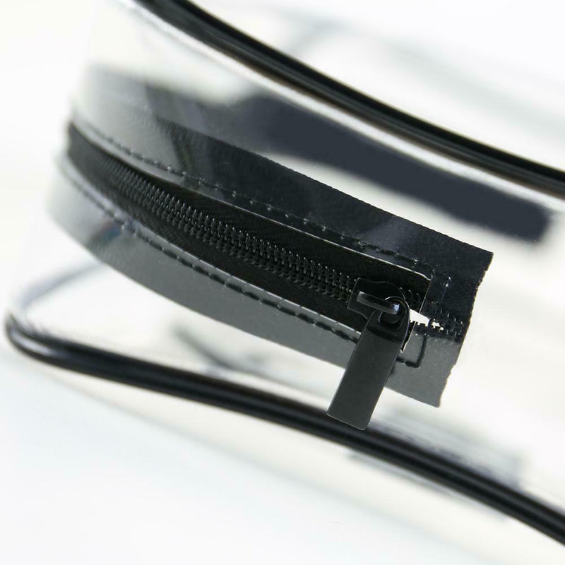 Unisex TPU Transparent Waterproof Cosmetic Bag Travel Makeup Organizer Case A