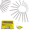 150x 0.4mm-3.2mm Twist Drill Bit Kit Set HSS Micro Number Fractional Precisio FT