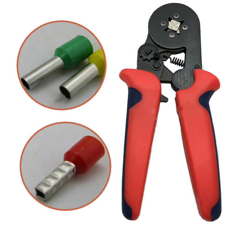 AWG23-10 Ferrule Ratcheting Wire Terminal Crimper for electricians, contractors