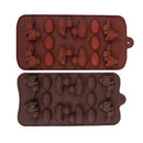 14 Cavity Cartoon Duck Rabbit Egg Silicone Mold Cake Baking ToolME