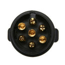 12V 7 Pin European Standard Trailer Caravan Towbar Socket Plug Connector Adapter