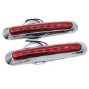 2Pcs 9 Led Waterproof Car Truck Lorry Side Marker Light Tail Rear Lamps Ind