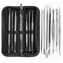 7X Non Slip Stainless Steel Pimple Popper Acne Blackhead Removal Needle Tools 3C