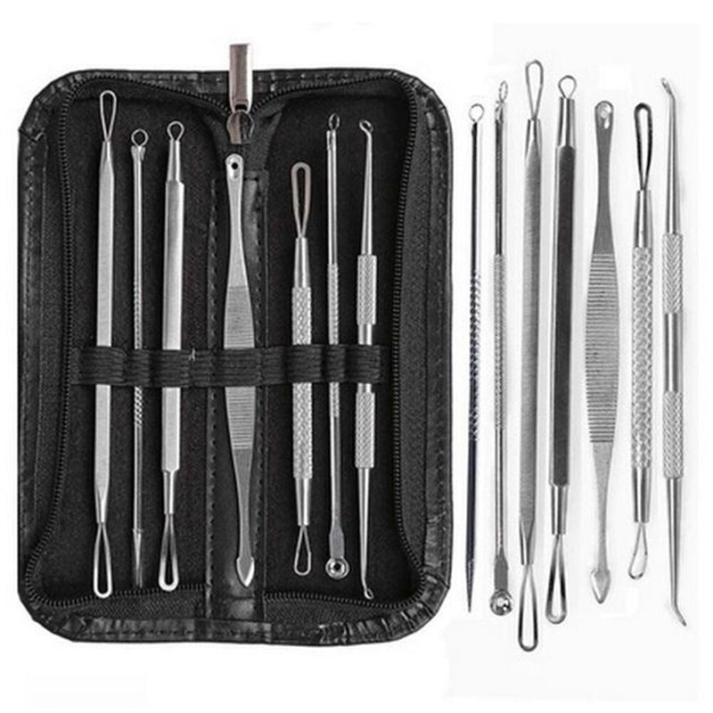 7X Non Slip Stainless Steel Pimple Popper Acne Blackhead Removal Needle Tools 3C