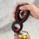Multi-Tool 6 in 1 Bottle Soda Soup Can Jelly Jar Opener Twist O off Remover L8O0